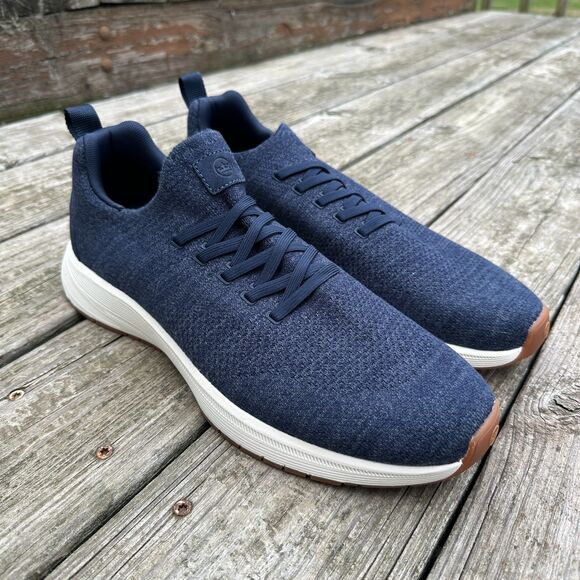 Peter Millar Mens Odeon Sneakers Size 14 Navy Blue Shoes Golf Classic